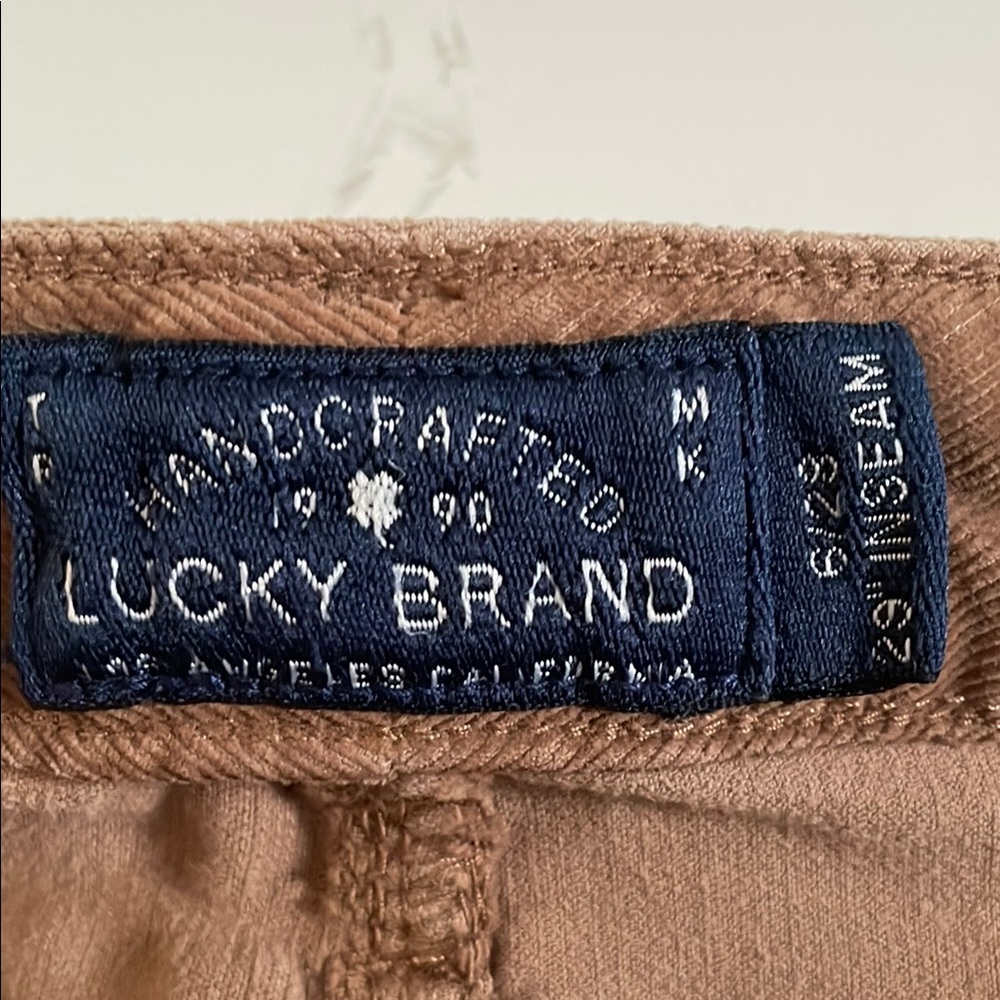 Lucky Brand Brown Skinny Corduroy Pants - Picture 4 of 4